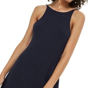 Topshop Ribbed Skater Dress